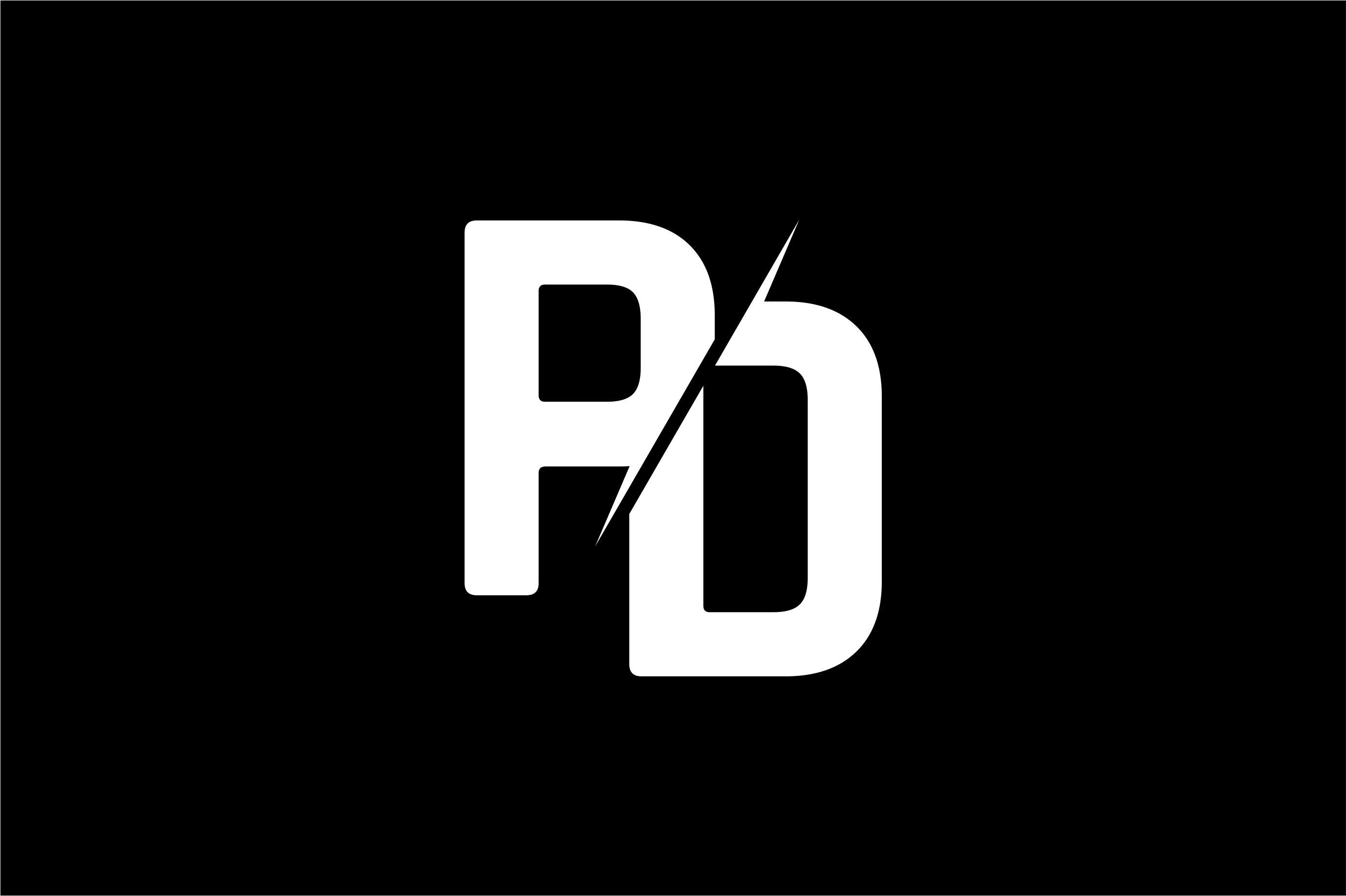 PD Logo - Monogram PD Logo Design