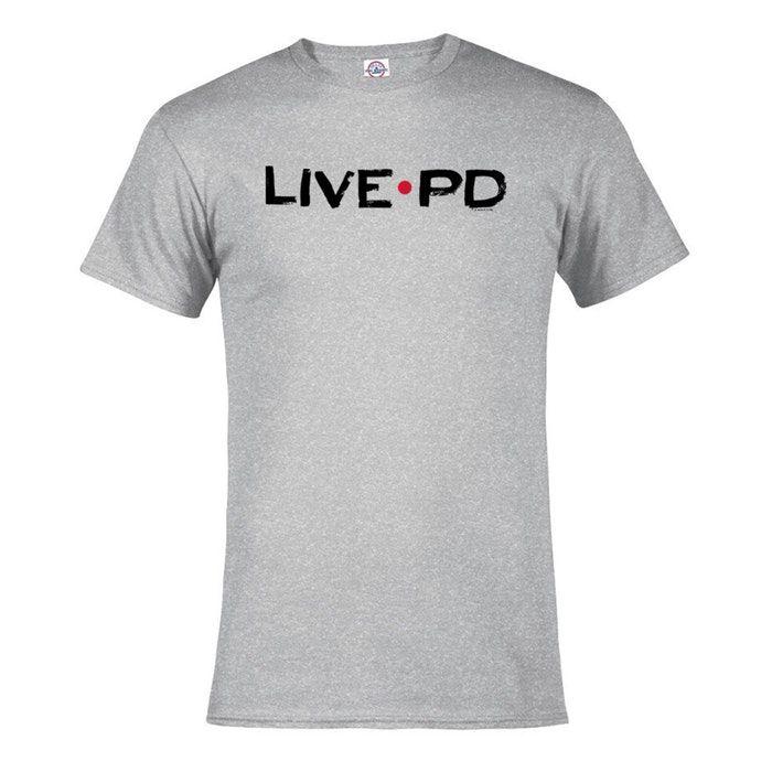 PD Logo - Live PD Logo Men's Short Sleeve T-Shirt