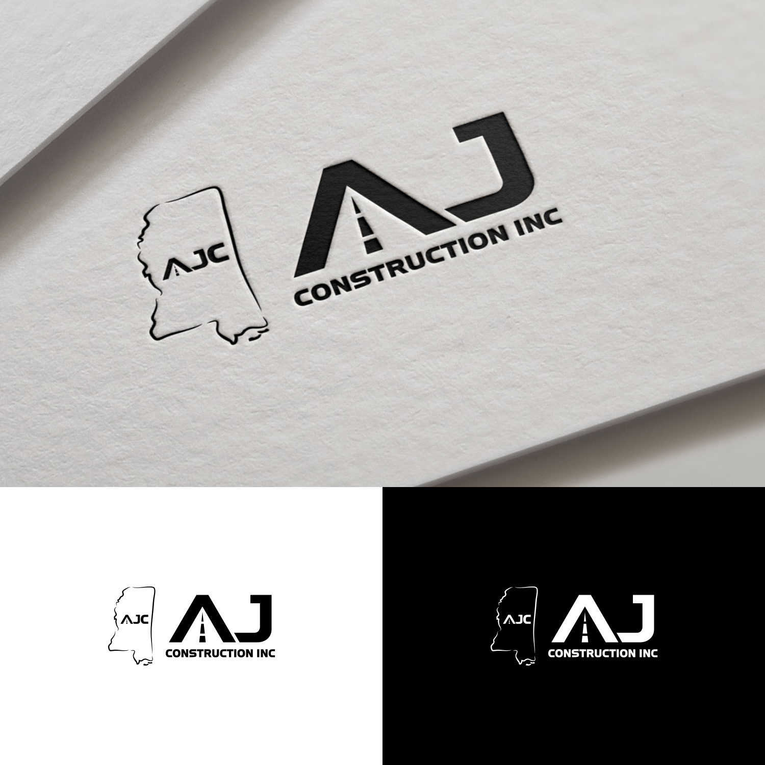 AJC Logo - Bold, Serious Logo Design for AJC or AJ Construction Inc, or a