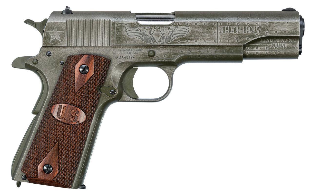 Auto-Ordnance Logo - Auto Ordnance Fly Girls Special Edition WW2 1911, .45Cal.,5