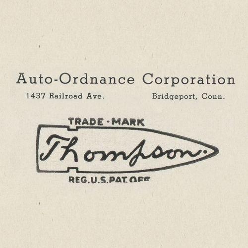 Auto-Ordnance Logo - Tommy Gun Collectibles