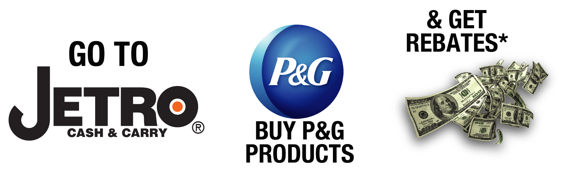Jetro Logo - Jetro Special: Get a Rebate For P&G Purchases Made in Jetro