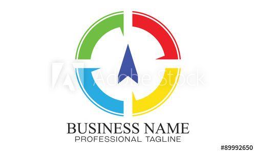 Directions Logo - Simple Compass directions Logo vector - Buy this stock vector and ...