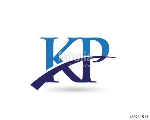 KP Logo - KP Logo Letter Swoosh