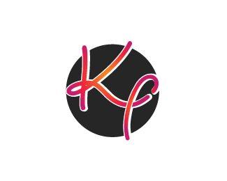 KP Logo - Initial KP Designed