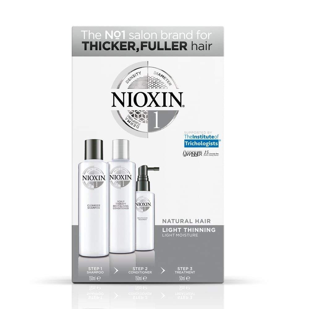 Nioxin Logo - Nioxin Trial Kit System 1 Natural Hair Light Thinning