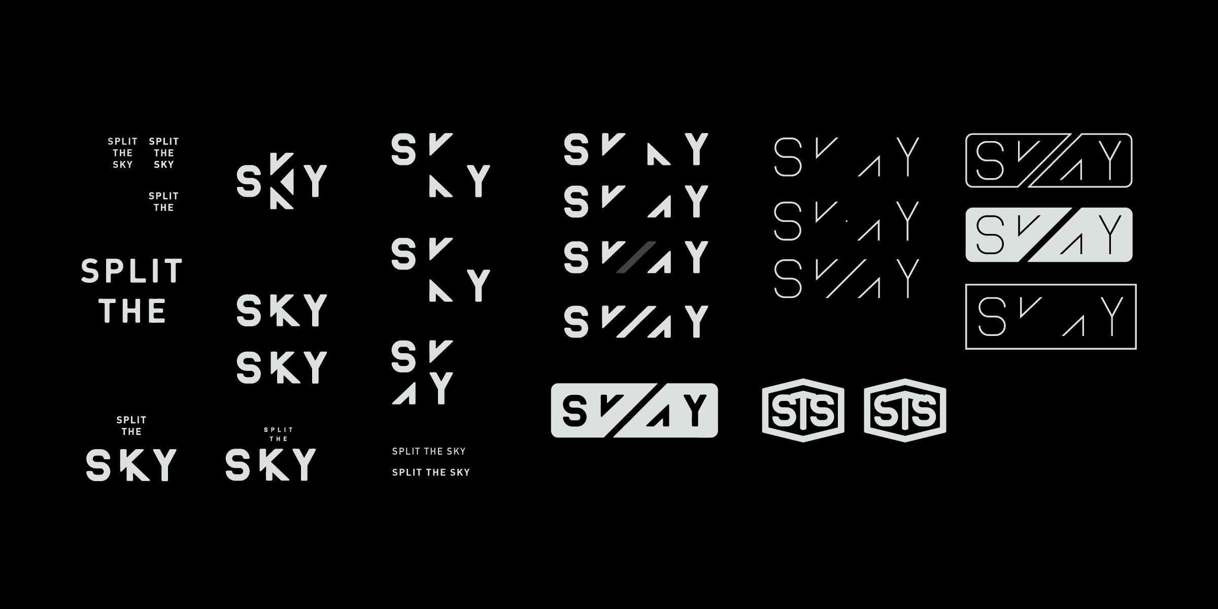 Syy Logo - Split the Sky Logo on Behance | logo design | Sky logo, Logos, Logo ...