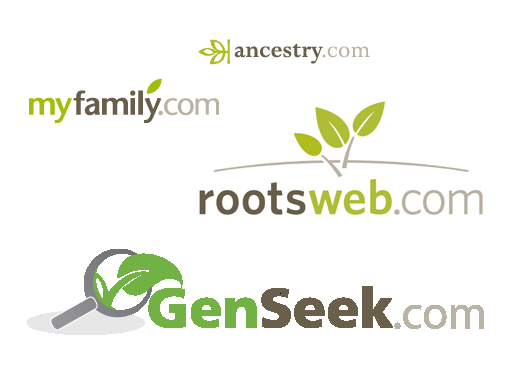 Ancestry.com Logo - MyFamily GenSeek Logo