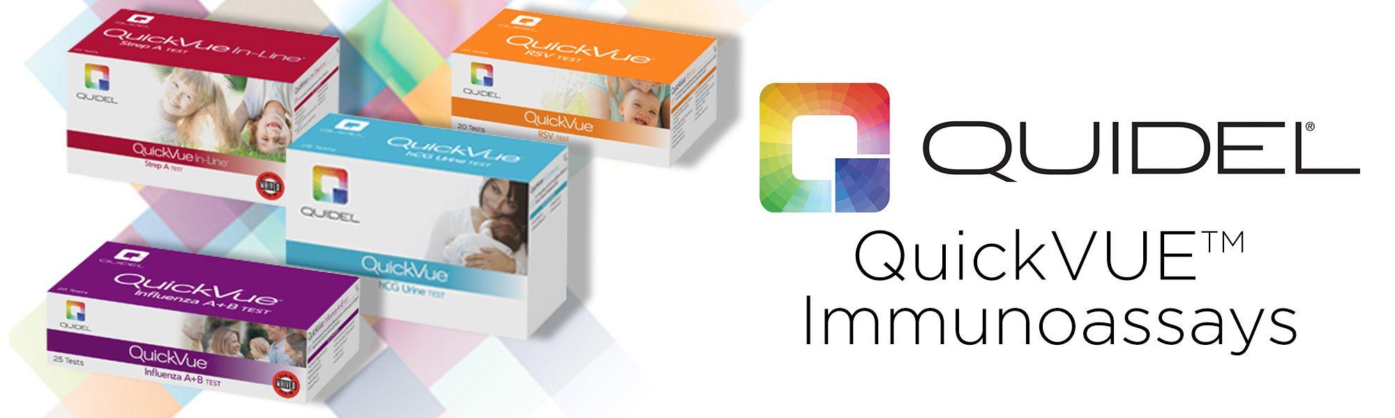 Quidel Logo - QuickVue Rapid Tests by Quidel - Hardy Diagnostics