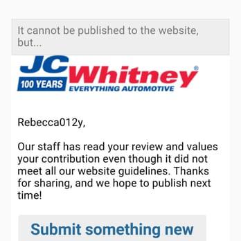 JCWhitney Logo - Yelp Reviews for JC Whitney - 53 Reviews - (New) Auto Parts ...