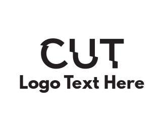 Cut Logo - Cut Text Logo