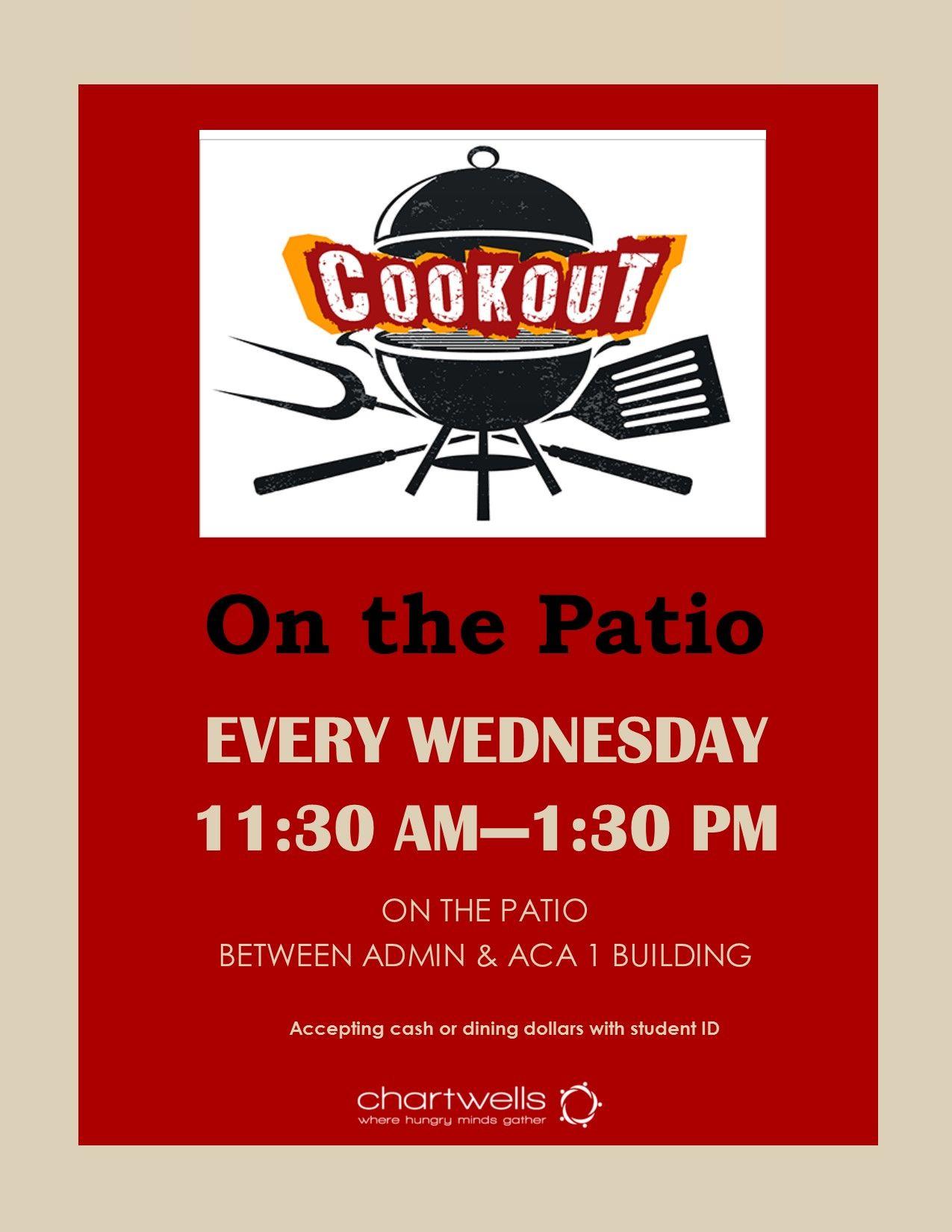 Cookout Logo - Dine On Campus at New York Chiropractic College.. Events