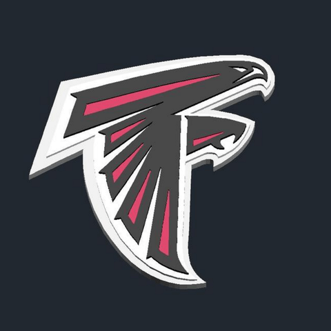 Falkons Logo - Free STL Atlanta Falcons ・ Cults
