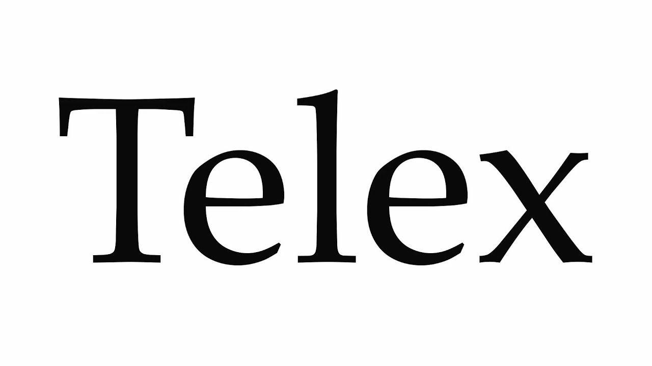 Telex Logo - How to Pronounce Telex