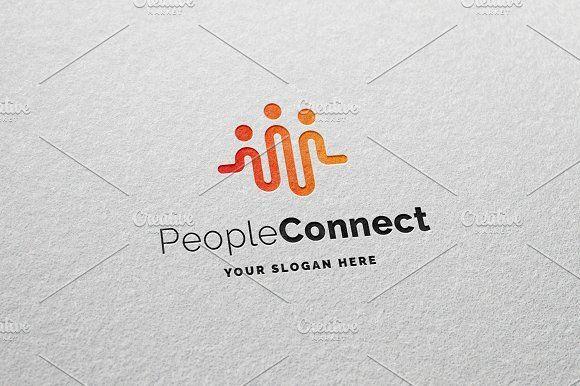 Connect Logo - People Connect Logo. Logo Design Design