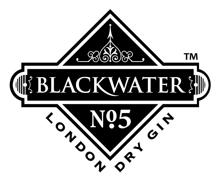 Gin Logo - Blackwater No.5 London Dry Gin Logo | Blackwater Distillery | Gin ...