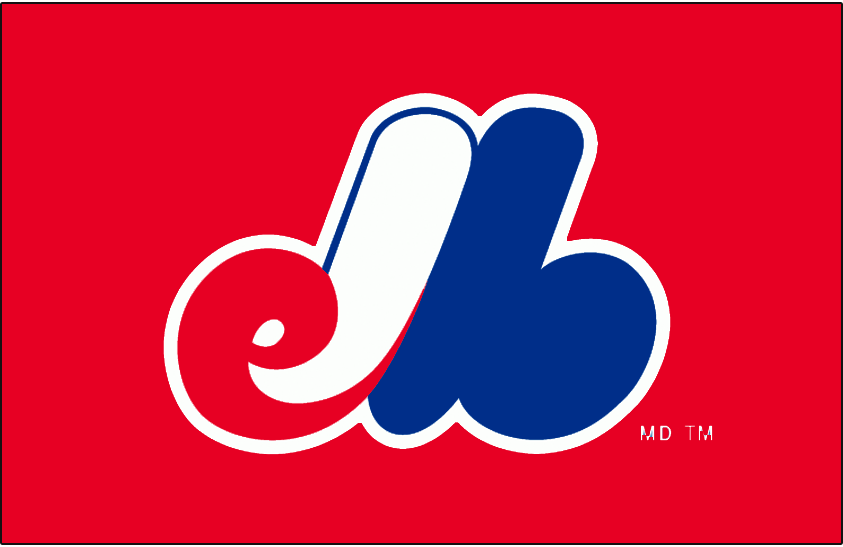 Expos Logo - Montreal Expos Batting Practice Logo - National League (NL) - Chris ...