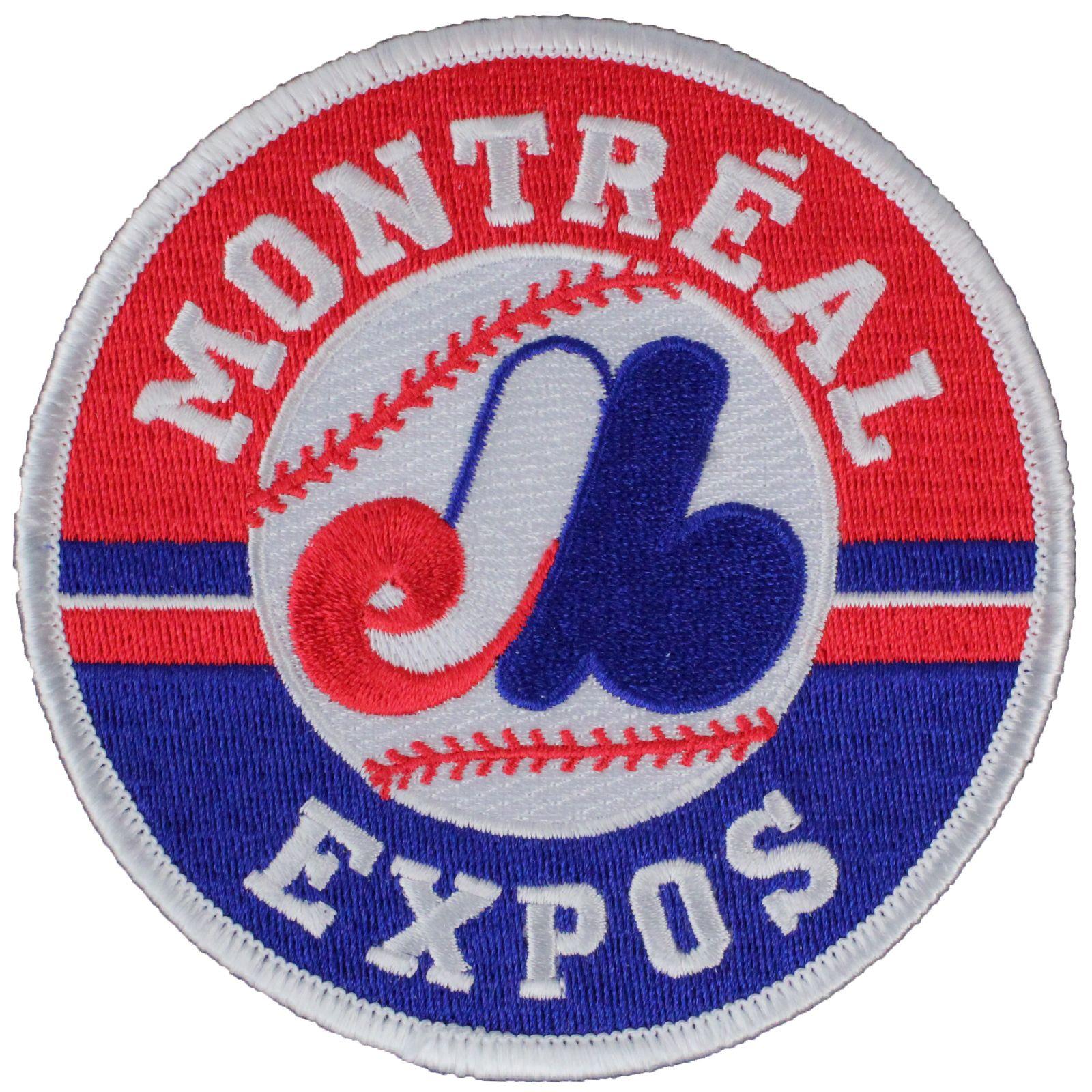 Expos Logo - Details about Montreal Expos Primary Team Logo Round Official MLB Jersey  Sleeve Baseball Patch