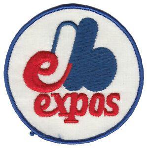Expos Logo - Details about 1970'S MONTREAL EXPOS MLB BASEBALL VINTAGE 4 ROUND TEAM LOGO PATCH