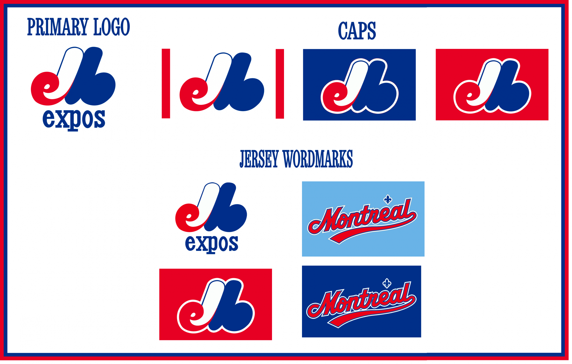 Expos Logo - MLB Redesigns Series Creamer's Sports