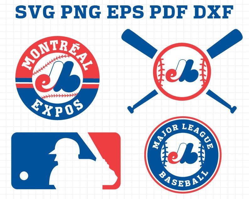 Expos Logo - Montreal Expos SVG Files, CriCut Silhouette Cameo, mlb Logo svg, baseball  Clipart, mlb svg, baseball SVG, dxf, eps, png