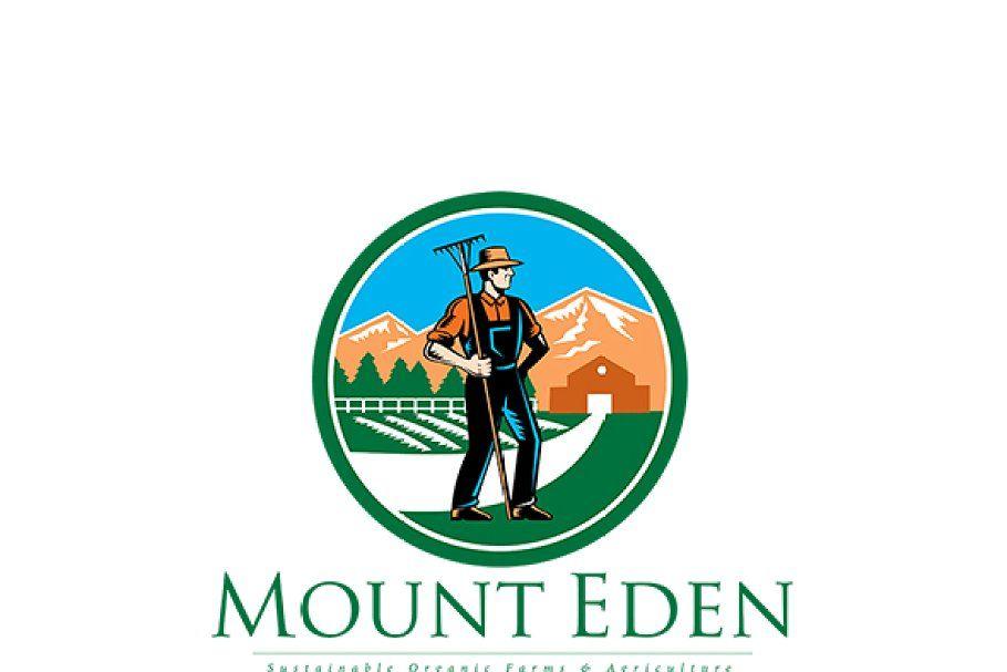 Rake Logo - Mount Eden Agriculture Logo