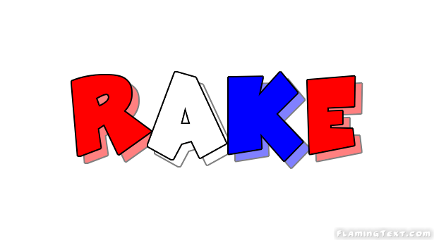 Rake Logo - United States of America Logo. Free Logo Design Tool from Flaming Text