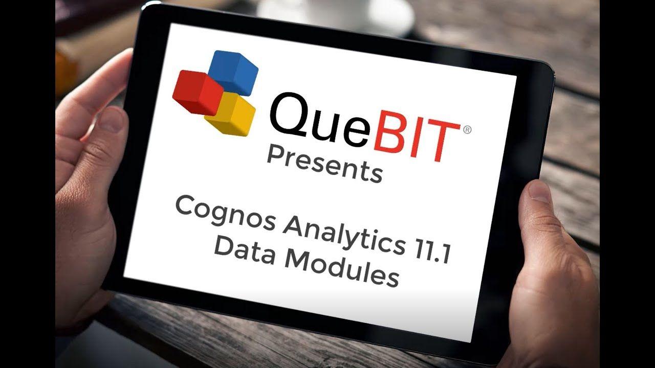 QueBIT Logo - QueBIT Present - Cognos Analytics 11.1 Data Modules