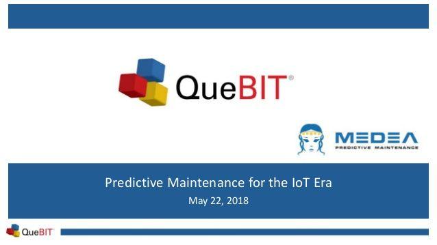 QueBIT Logo - Predictive Maintenance for the IoT Era Webinar