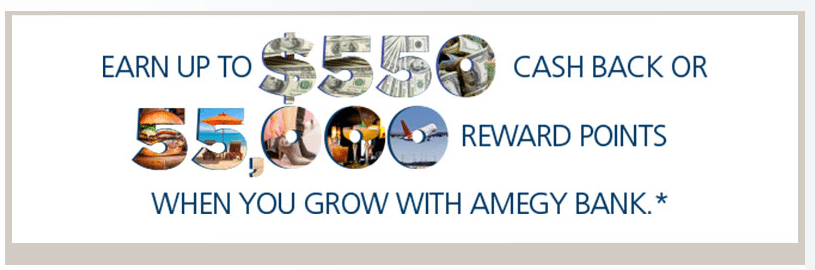 Amegy Logo - TX only] AmegyBank Up To $550 Credit Card Bonus With Savings ...