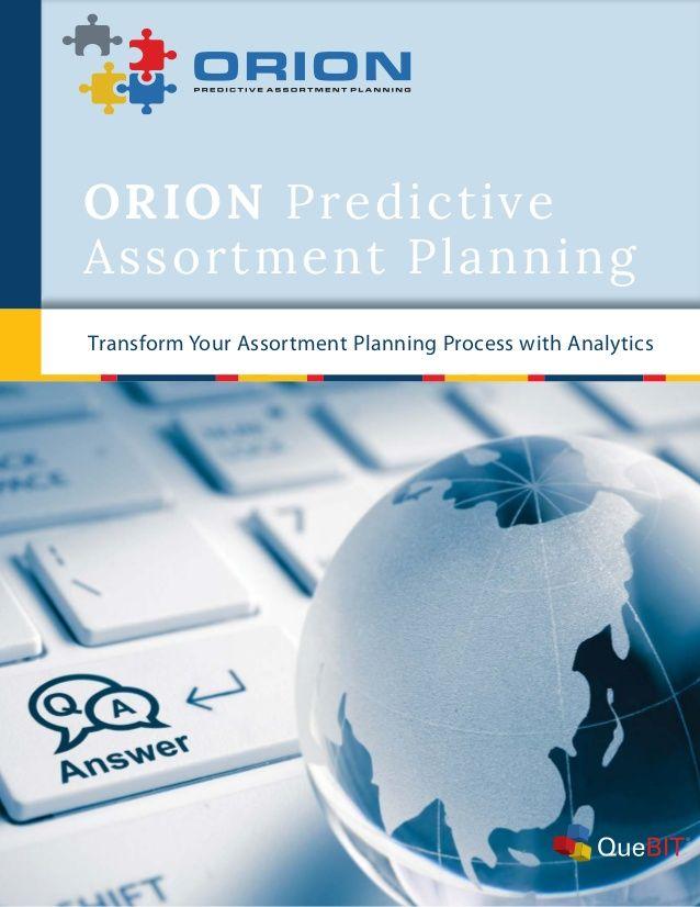 QueBIT Logo - Orion Predictive Assortment Planning - QueBIT