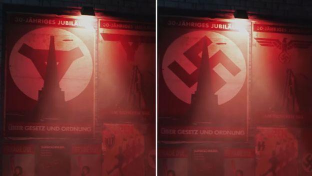 Hitler Logo - Germany lifts total ban on Nazi symbols in video games - BBC News