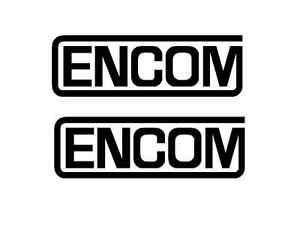 Encom Logo - Details about 2 Tron Encom Die Cut Vinyl Sticker Decal