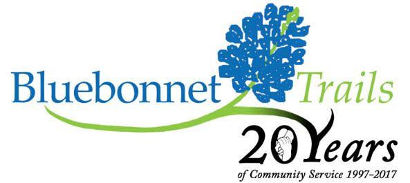Bluebonnet Logo - bbtrails-20th-logo | Bluebonnet Trails Community Services