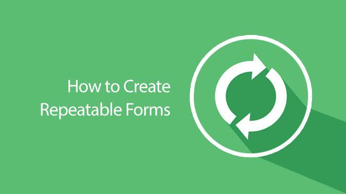 Forms Logo - ITHS | Making Repeatable Forms
