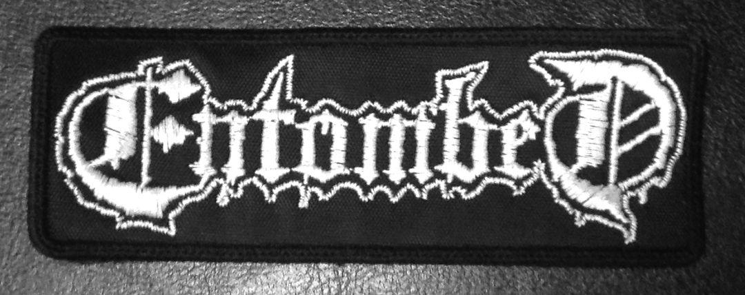 Entombed Logo - Entombed Logo 5x3 Embroidered Patch
