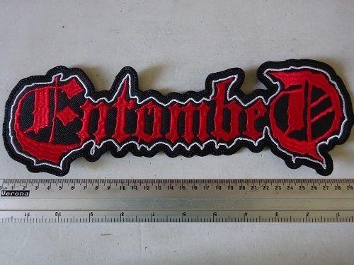 Entombed Logo - ENTOMBED - RED LOGO | Backpatches | Riffs Merchandise