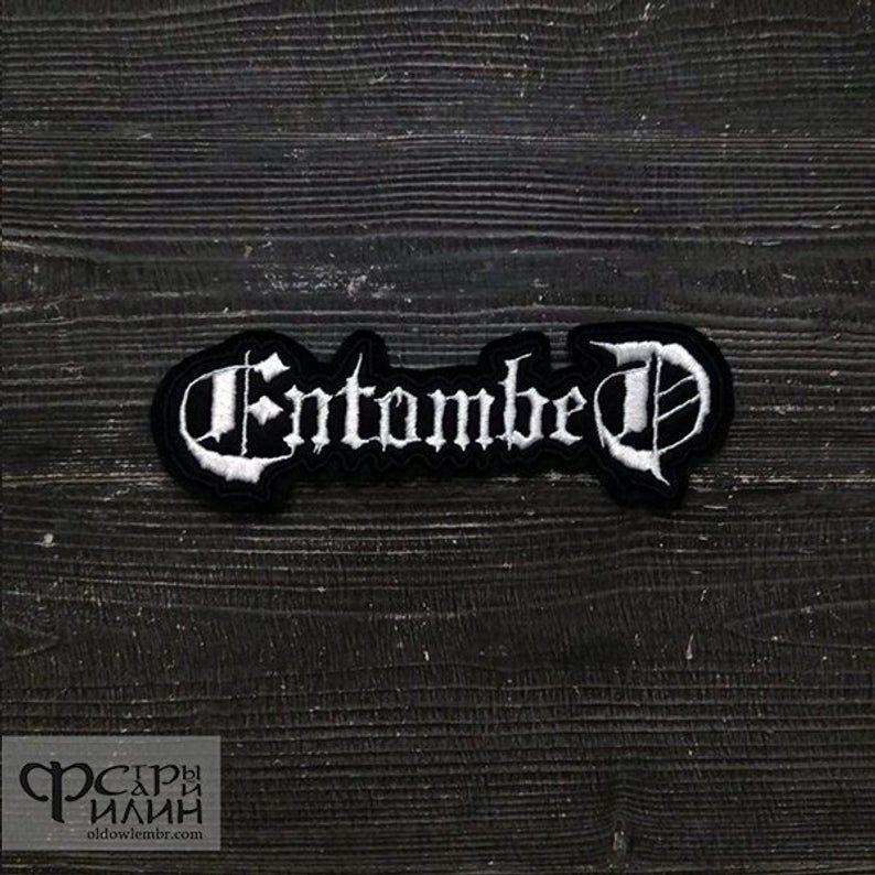 Entombed Logo - Patch Entombed death metal logo band.