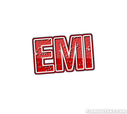 EMI Logo - Emi Logo. Free Name Design Tool from Flaming Text