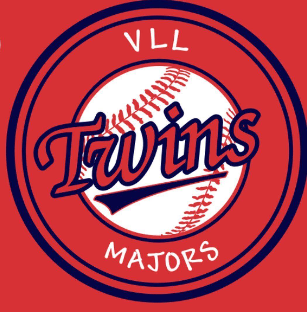 Vll Logo - VLL Majors TWINS Red T Shirts