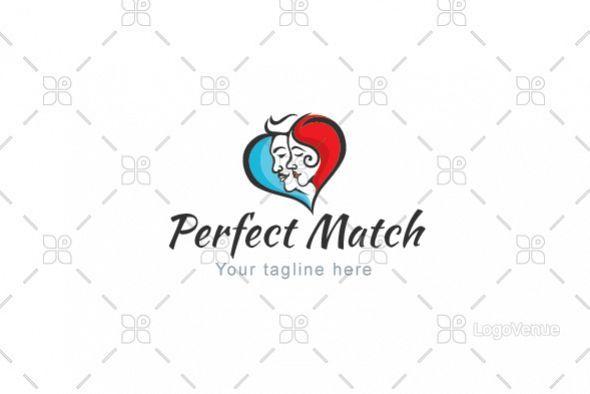 PerfectMatch Logo - Perfect Match Couple Logo Template