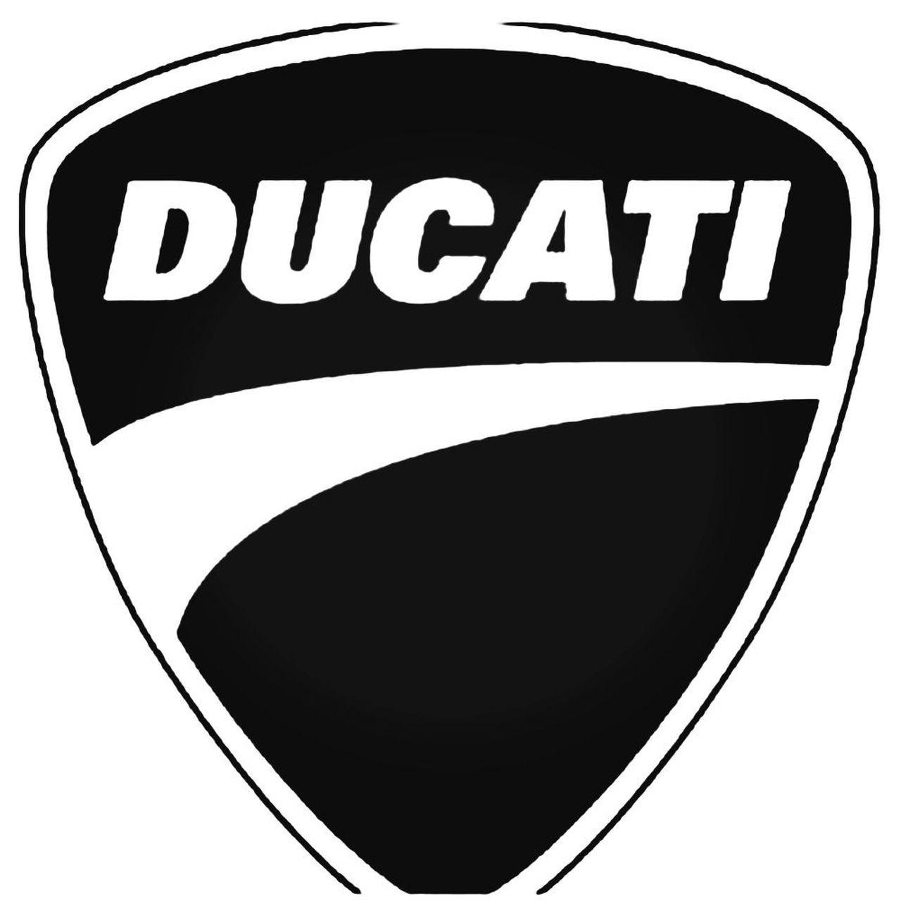 Dugati Logo - Ducati Logo Decal Sticker