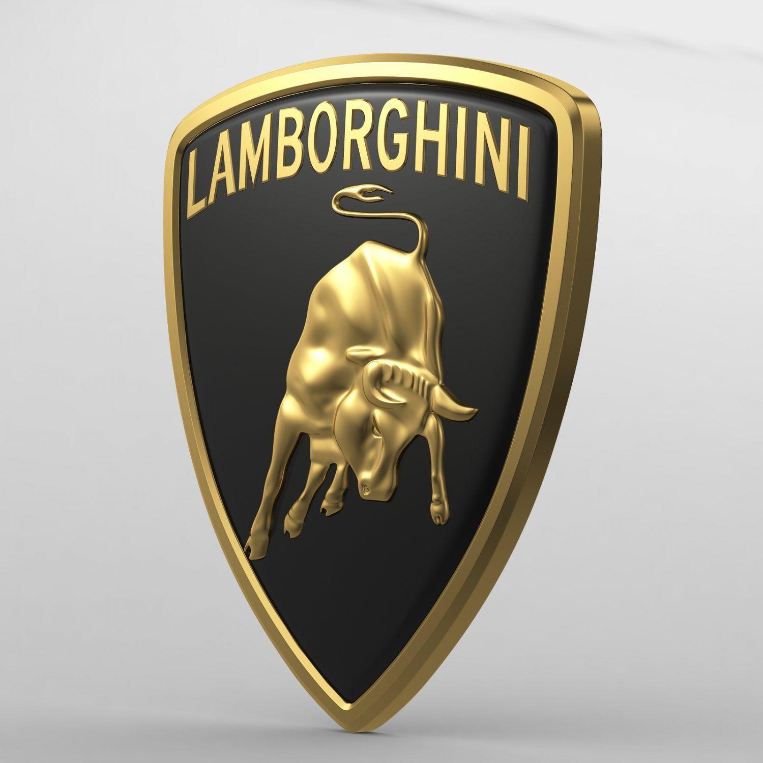 Lamborghini Logo - Lamborghini logo 2 3D Model in Parts of auto 3DExport