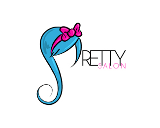 Hairstyles Logo - Pretty Salon Logo Design | Logo's | Salon logo, Logos design, Logos
