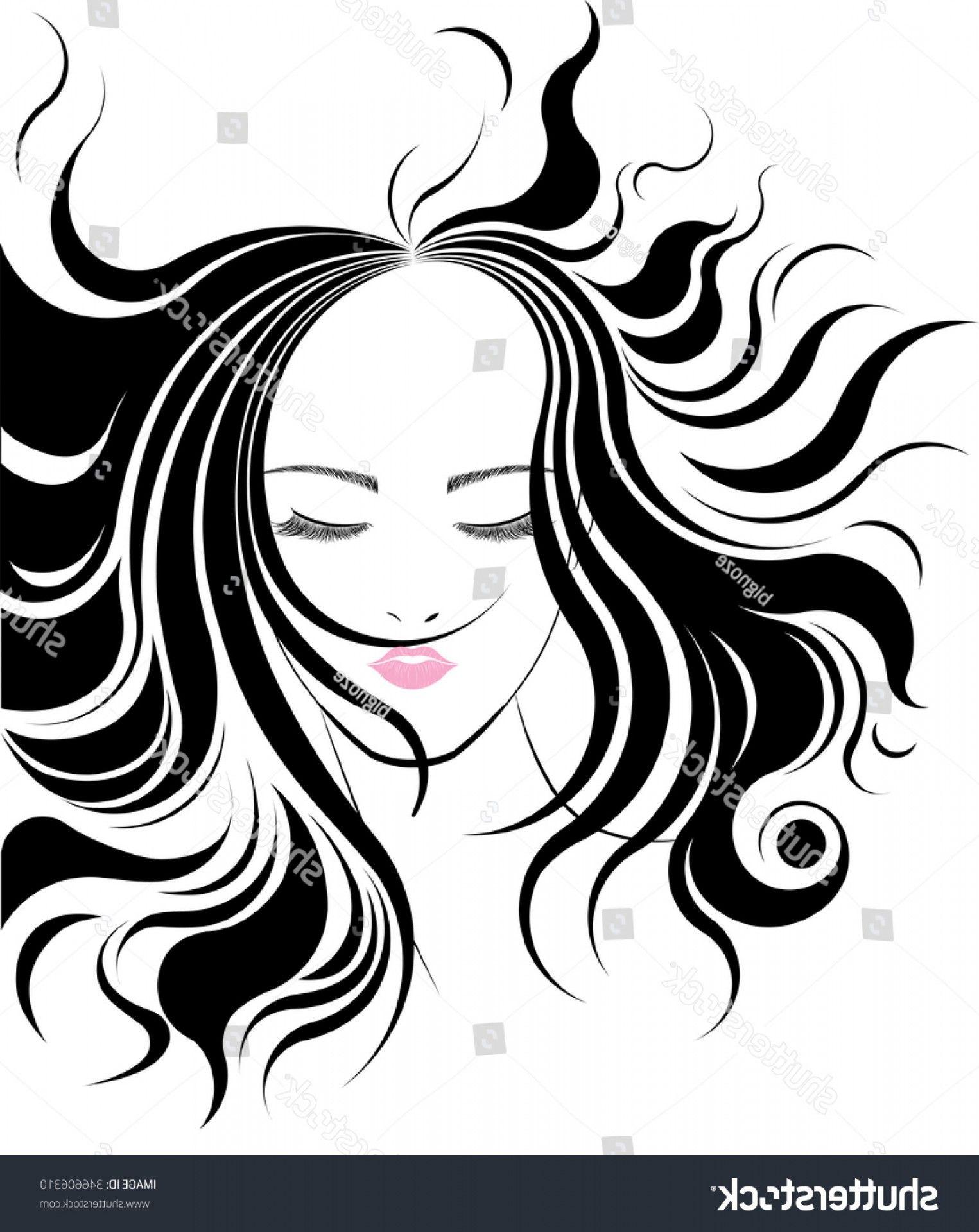 Hairstyles Logo - Long Hair Style Icon Logo Women | GeekChicPro