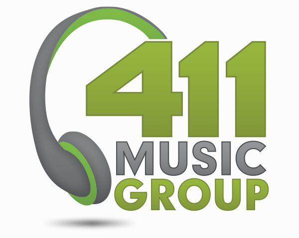 411.com Logo - 411 Music Group Logo - Gray Gear Graphics