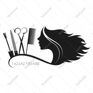 Hairstyles Logo - Vector Vintage Hairstyle Barber Shop Logo | catchsplace