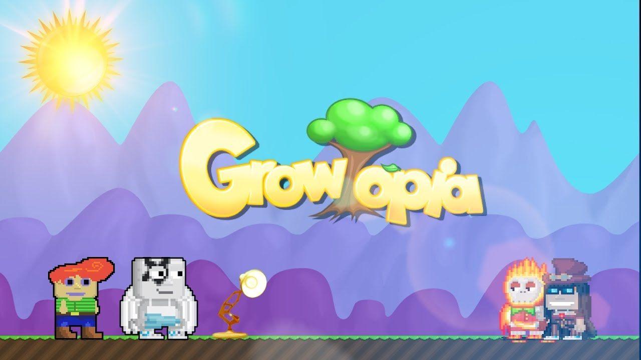 Growtopia Logo - 1178-Growtopia Video Game Spoof Pixar Lamps Luxo Jr Logo