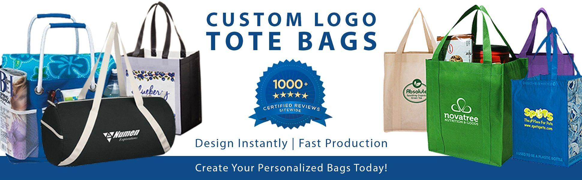 Shopinging Logo - Custom Tote Bags | Personalized With Your Logo | CustomLogoIt.com