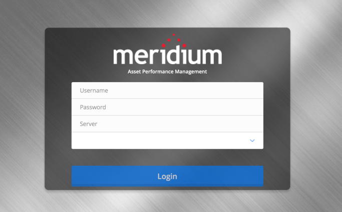 Meridium Logo - Access Meridium Enterprise APM via the Mobile Application